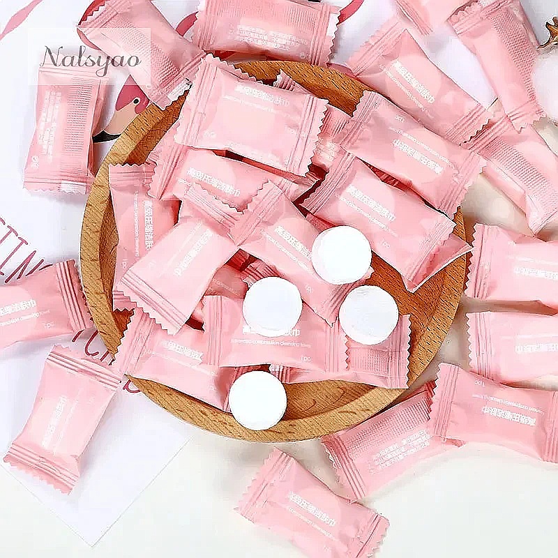 50pcs Compressed Towel Travel  - Home Textiles Face Towel 评论和价格