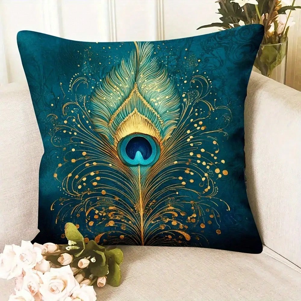 1pc 18x18 Inch Green Turquoise - Pillow Insert 18X18 评论和价格