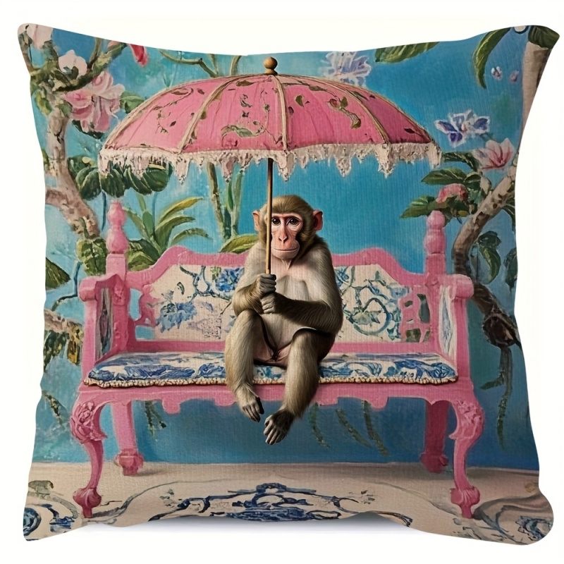 1pc, Retro Pink Chinese-Style  - Pillow Insert 18X18 评论和价格