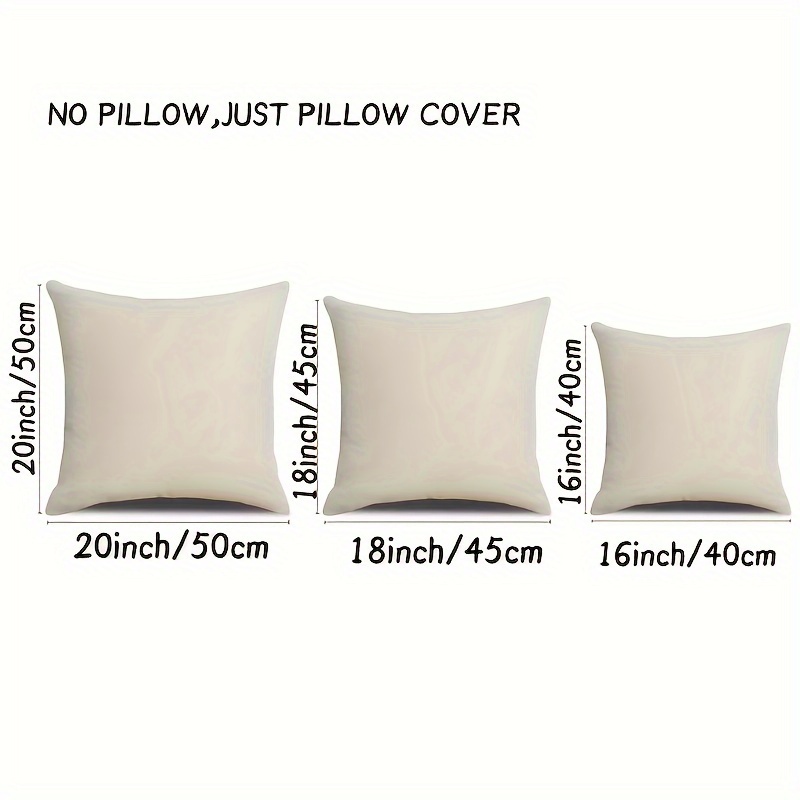 1pc Dinosaur-Themed Linen Thro - Pillow Insert 18X18 评论和价格